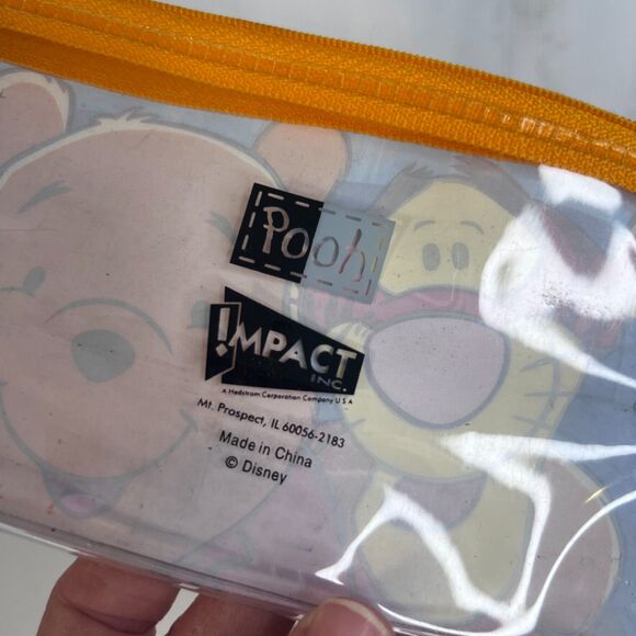 Impact Inc Pooh Bear Tigger Pencil Case Four Pencils Tigger Eraser Disney - Picture 10 of 11